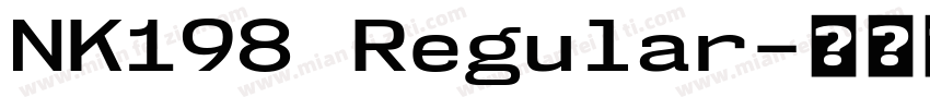 NK198 Regular字体转换